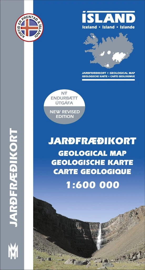Carte Géologique D’Islande 1:600 000