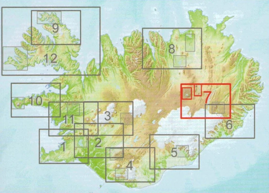 Askja, Herðubreið, Kverkfjöll 1:100 000 – Sérkort 7 – Image 2