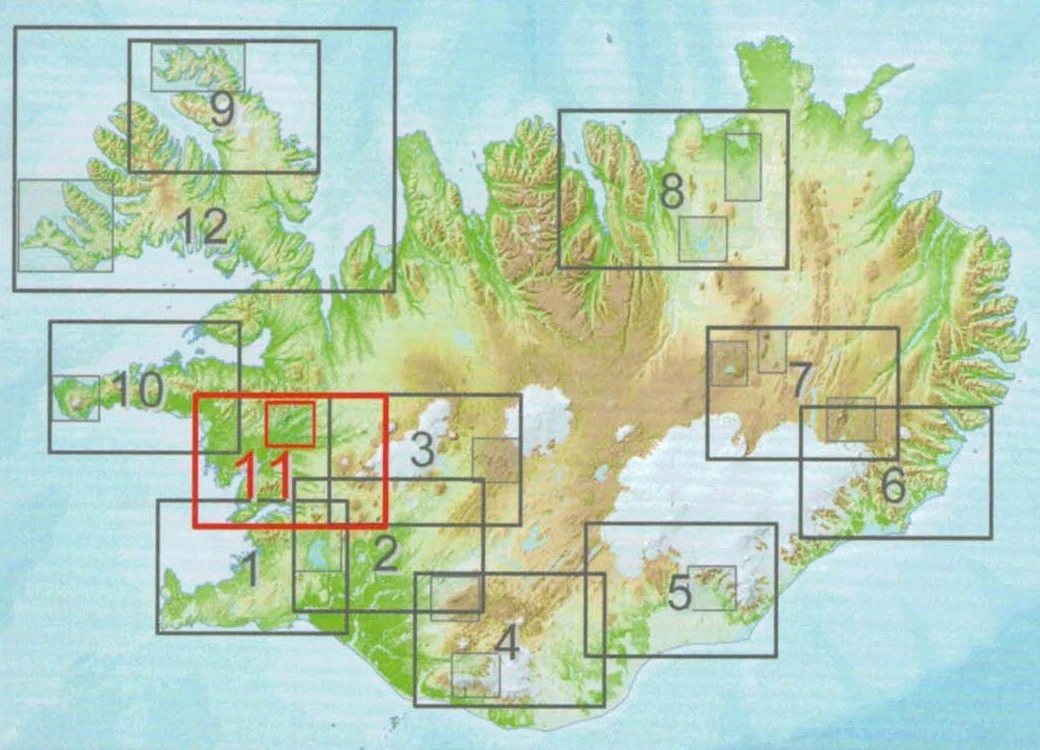 Borgarfjörður 1:100 000 – Sérkort 11 – Image 2