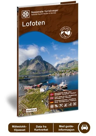 Carte Touristique Des Lofoten 1:100 000