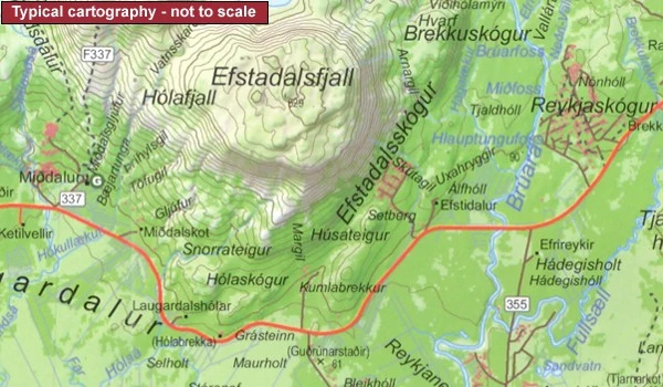 Borgarfjörður 1:100 000 – Sérkort 11 – Image 3