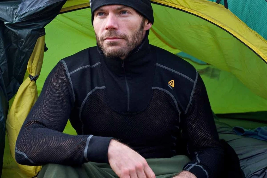 Aclima WoolNet Polo W/Zip â Image 3