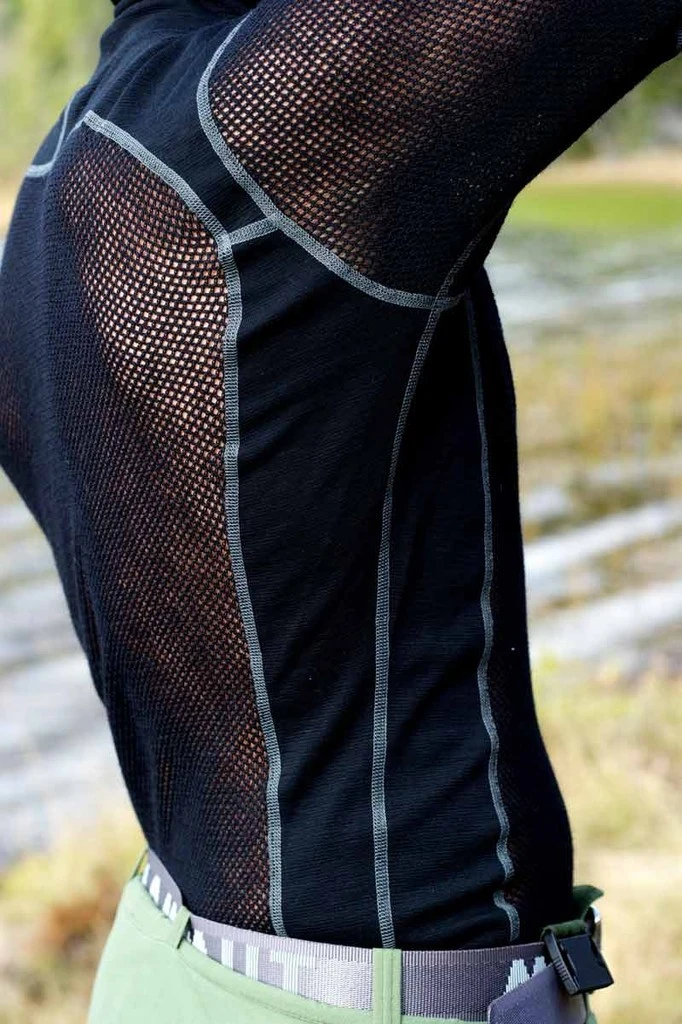 Aclima WoolNet Polo W/Zip â Image 6