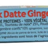 Barre Aux Noix Datte Gingembre Bio