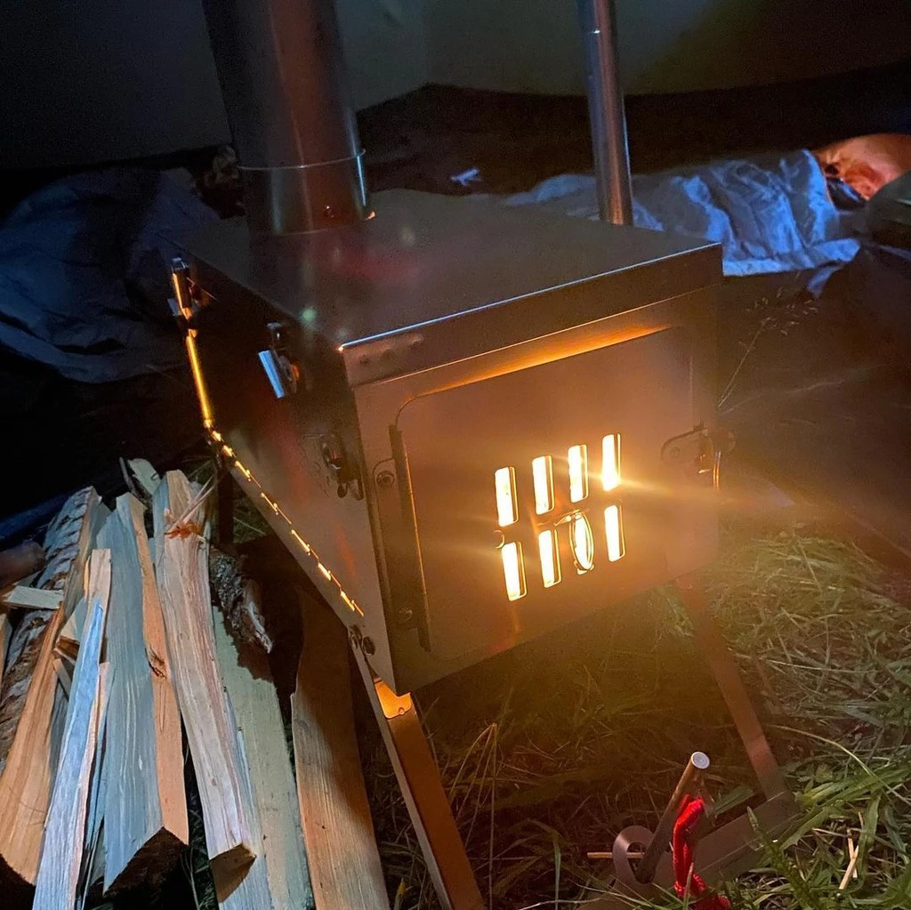 Winnerwell Fastfold Plus Titanium Nested Pipe M-sized Camping Stove â Image 10