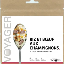 Riz Et Bœuf Aux Champignons